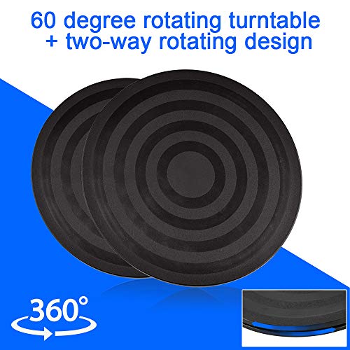 RMENOOR 360° Rotating Swivel Stand Turntable Heavy Duty Rotating Stand Lazy Susan with Steel Ball Bearings for TV Computer Monitor Laptop Speaker