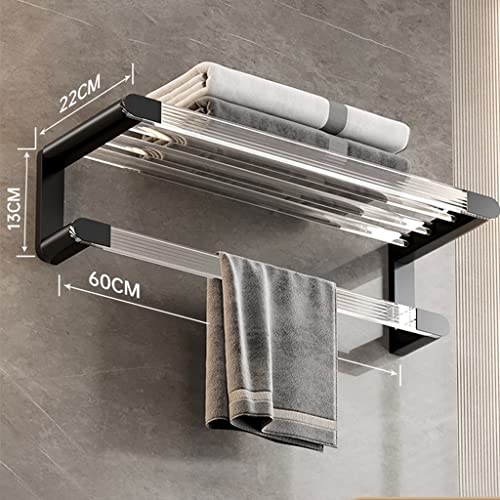 HIGOH Towel Racks,Bathroom Towel Rack Wall Mounted Towel Holder,Light Bathroom Towel Rack, Bath Towel Holder,Bathroom Rack