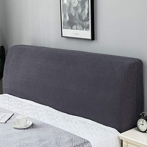 HAMON Bed Headboard Cover, Single/King/Double Bed Headboard Slipcover Stretchable Dustproof Protective Headboard Backrest Cover for Bedroom Bed H