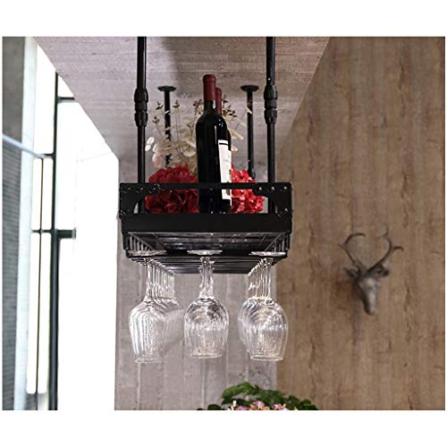 Stylish Simplicity Industrial Retro Stylish Simplicity Down Wine Glass Holder Creative Display Decorative Storage Home Goblet Holder Glass Wine C