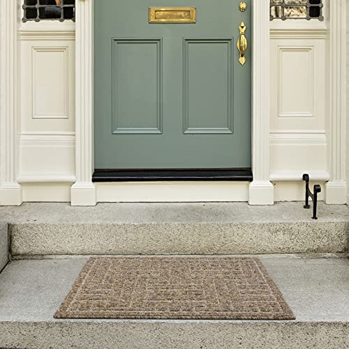 comfoyar Door Mats Heavy Duty Floor Mat, Washable Non-slip Doormats, Super Absorbent Entrance Rug for Indoor & Outdoor, Dirt Trapper Mat for Entr