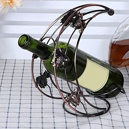 NEOCHY Wine Shelf Metal Grape Wine Rack Wine Whiskey Display Shelf Bar Wine Cabinet Wine Display