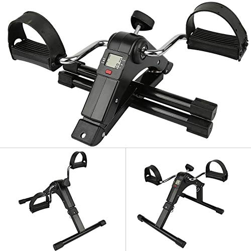 NXYJD Folding Mini Stepper Portable Bike Pedal LCD Indoor Home Exerciser Bike Fitness Equipmrnt Leg Arm Lose Weight Exercise Machine