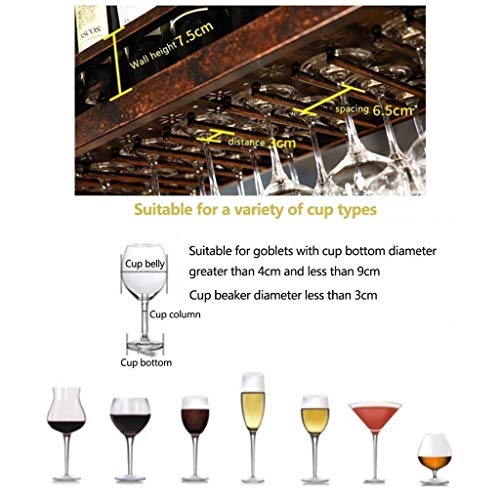 Stylish Simplicity Industrial Retro Stylish Simplicity Down Wine Glass Holder Creative Display Decorative Storage Home Goblet Holder Glass Wine C