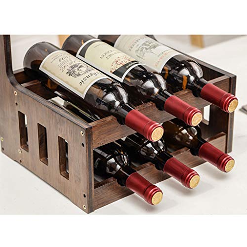 NEOCHY Wine Rack Solid Hanging Household Wall-Mounted Restaurantng and Solid