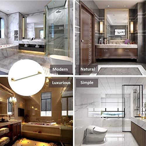 LIUZH Golden Stainless Steel Towel Rack Towel Rack Bathroom Rack Bathroom Copper Hardware Pendant