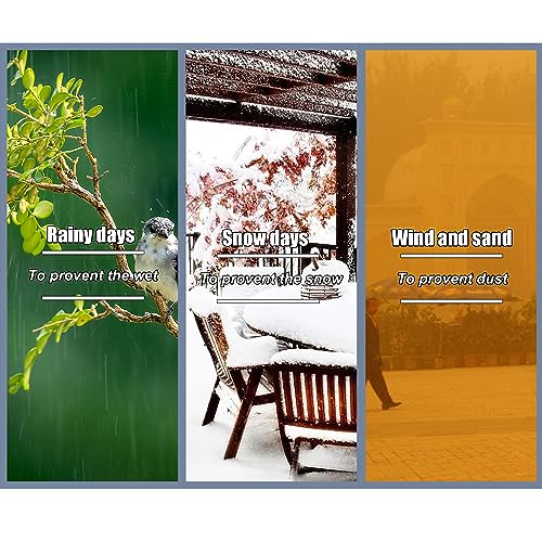 Ogeenier Furniture Cover Set for Garden 420D Oxford, Waterproof, Windproof and Dustproof Garden Furniture Cover 270*180*89cm