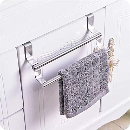 KNOXC Towel Racks,Towel Bar Towel Bar Stainless Steel Towel Hanger Kitchen Cabinet Door Pillow Bathroom Cabinet Seamless Nail-Free Hook Rod Balco