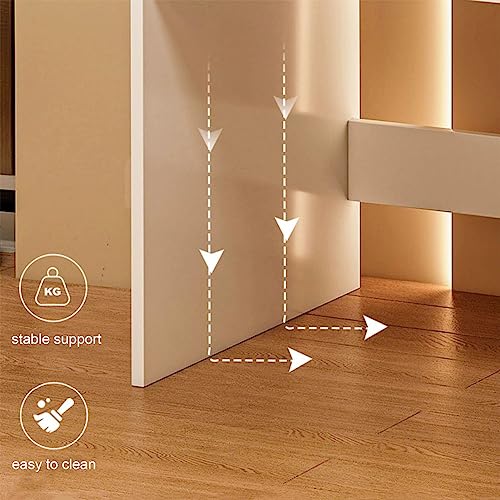 HAWEWE Makeup Vanity With Mirrors And Lights Vanity Table Set With Drawers 3 Adjustable Brightness White Dressing Table Set With Stool For Bedroo