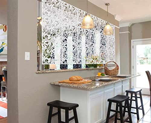 KEIBIKEIDI Hanging Room Divider Screens Made of Environmentally PVC,Simple and Modern White Hanging Panel Screen for Decoration Home, Livingroom,