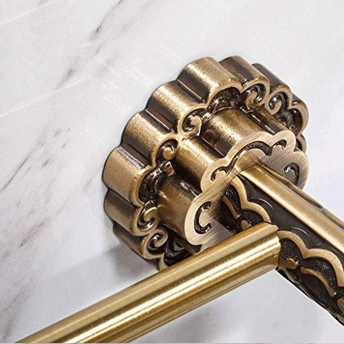 N/A Bath Towel Bar Stainless Steel Towel Rack Bathroom Towel Hanger Wall Mount Brushed Gold