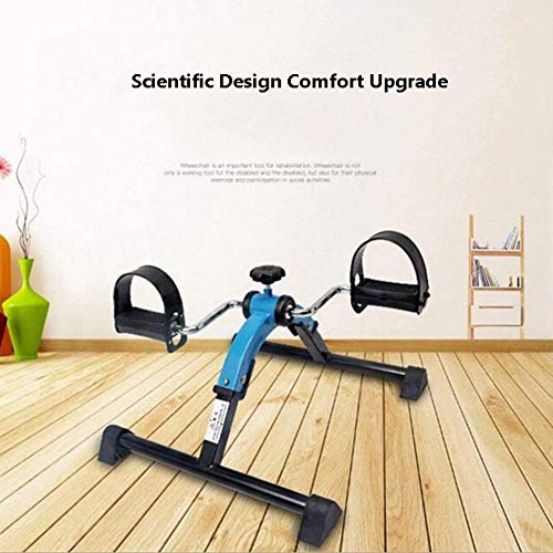 LUNEZY Foldable pedal trainer exercise bike fitness gear, arm and leg trainer training device, mini bike exerciser bike Pedal Exerciser Gym Fitne