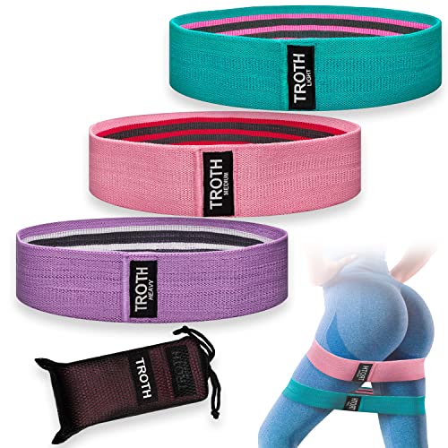TROTH Resistance Bands Set - Resistance Band Women, Booty Exercise Band, Resistance Bands Set Men, Home Gym Strength Training Equipment, Fitness