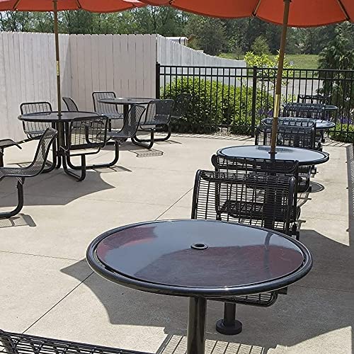 TOSCOS 4 Pieces Patio Table Umbrella Hole Ring and Cap Set Parasol Hole Ring Standard Size Umbrella Hole Ring Plug for Glass Outdoors Garden Shop