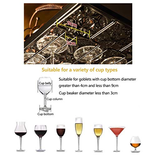 Stylish Simplicity Wine Rack Retro Metal Simple Style Iron Chain Creative Display Storage Floating Wine Rack Household Goblet Rack - Restaurant K
