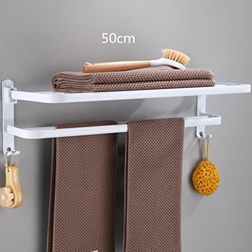HIGOH Towel Racks,Bathroom Towel Rack Wall Mounted Towel Holder,Bathroom Accessories Towel Rail,Towel Holder,Bathroom Shelf,Towel Rack,Bathroom H
