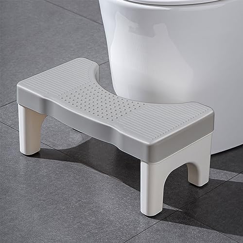 Toilet Stool Poop Stool for Adults and Children, 7" Portable Plastic Squatty Potty for Squatting Posture, Non-Slip Poop Foot Stool for Bathroom,