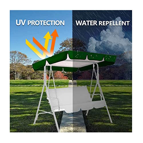 FINE GARDEN 3-Seater 215 X 125 X 168cm Green Garden Swing Cover Suitable For All Weather Protection waterproof and UV-resistant Hammock Cover wit
