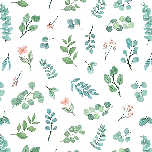 G-dake Round Tablecloth Wipeable, Hawaiian Polyester Circular Table Cloth Waterproof Wrinkle and Stain Resistant Tropical Palm Leaf Table Cover f