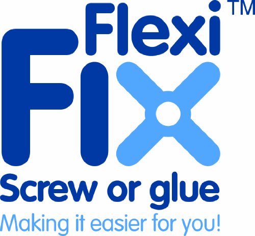 Croydex Flexi-Fix Easy to Fit Cheadle Chrome Plated Square Design Towel Ring