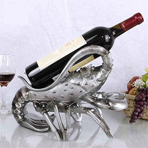 LIUZH Lobster shaped wine rack European-style home bar wine cabinet wine rack desktop ornaments