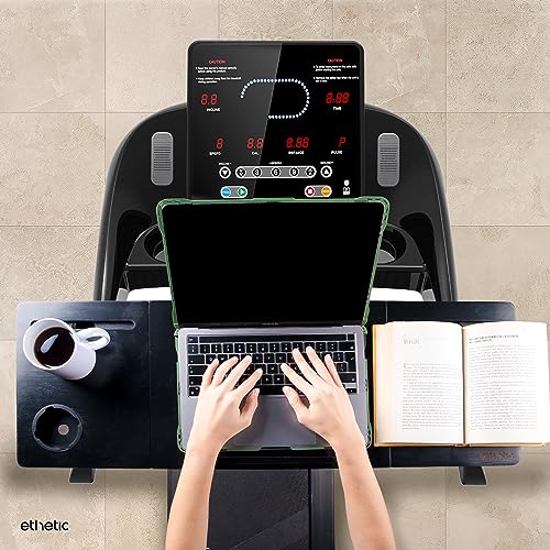 Treadmill Desk Attachment, Adjustable Sturdy Stand Up Desk for Laptop, Computer, and Workstation