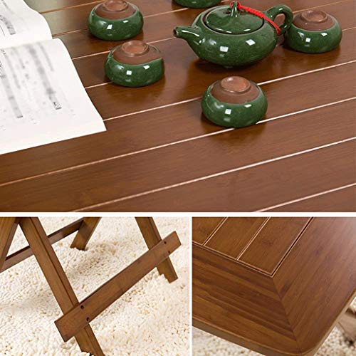 LXXSH Folding Table-Simple Setup Short Folding Table, Portable Outdoor Dining Table Home Square Children's Study Table Leisure Folding Table