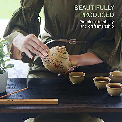 ENSO SENSORY Kiri Meditation Table - Premium Carved Japanese Minimalist Altar - Chabudai Coffee or Tea Low Floor Table - Floor Sitting, Sustainab