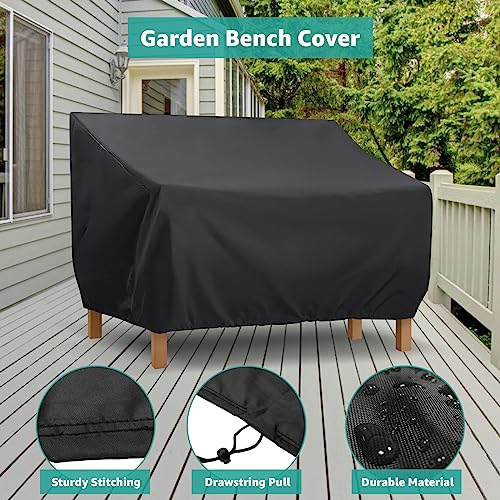 Garden Bench Cover Waterproof Patio sofa cover 420D Oxford Outdoor Furniture Cover Patio Chair Cover Furniture Protection Cover for Chair Lovesea