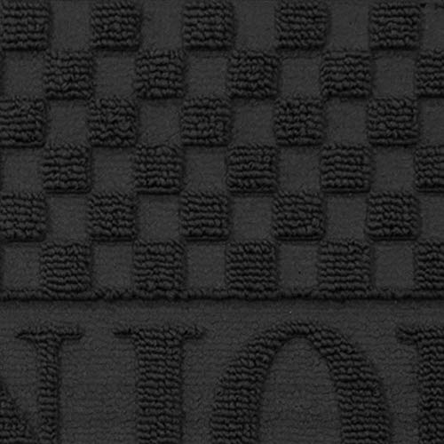 Tapis Deco Door Carpet 45X75 Bonjour, Noir Black
