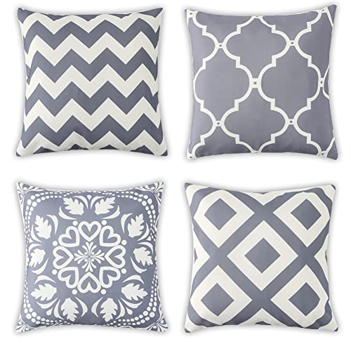 Outdoor Cushions Cover Waterproof, Outdoor Bench Seat Cushions Waterproof, Tropical Plants Waterproof Cushion Cover, Waterproof Throw Pillow Cove