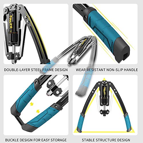 OVERPASSING Adjustable Torsion Arm Fitness Machine, Hydraulic Power Exerciser, Home Chest Expander, Biceps, Abdomen, Shoulder And Chest Muscle St