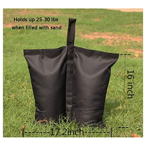 RZMAYIS Gazebos Weights, 4 Pack Industrial Grade Weight Bags, Garden Party Outdoor Tent Leg Weights for Pop Up Gazebo, Canopy,Tent (4 Pack)