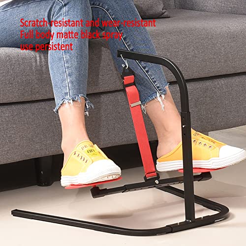 BODOLF Foot Pedal Exerciser, Foldable Portable 360 Degree Rotation Quiet Foot Leg Abdominal Muscle Exercise Pedaling Machine, Home Office Fitness