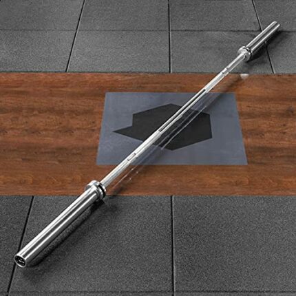 METIS 15kg 6ft Olympic Barbell - Barbell Bar with Optional Pair of Olympic Weight Plates | Strength Training Equipment | 15kg Olympic Barbell wit