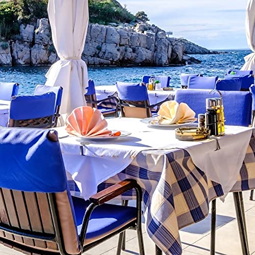 LAMEK 8pcs Decorative Tablecloth Clips Stainless Steel Table Cloth Clamp Thickened Tables Cover Clamps Holder Metal Tablecloth Clip for Home Picn