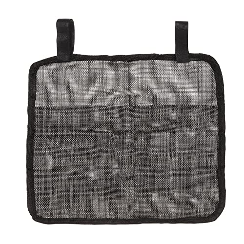 PATIKIL Chair Armrest Organizer, Folding Chairs Magazine Snack Waterproof Storage Bag for Camping Outdoor, Black