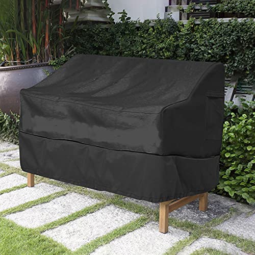Opaltool Garden Sofa Cover, 210D Oxford Waterproof Garden Furniture Cover Outdoor Patio Cover with Air Vent for Chair Sofas (M: 193 * 83 * 84cm)