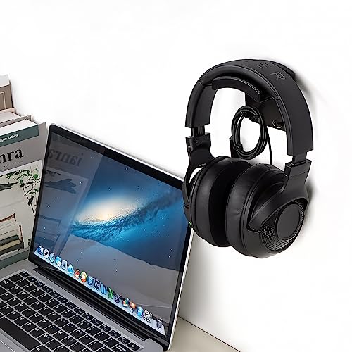 GEEKRIA Gaming Headset Headphone Hook Holder, Headphone Wall Mount Headset Holder, Headsets Hanger Compatible with Bose, Sony, Sennheiser, ATH, A