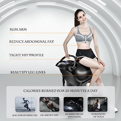 Electric Horse Riding Abdominal Exercise Machine with LCD Display, Abdominal Fitness Exercise Machine, Fitness Equipment with Mode Choice for Hor