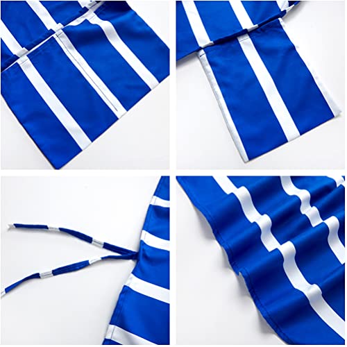 Morbuy Beach Chair Cover Towel, Solid color Striped Beach Towel Lounger Bags with Pockets Sunbed Towels Fitted Microfiber Sun Lounger Towels for