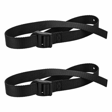 ArrogantF Nylon Fixing Straps with Plastic Buckles Compatible with Concept 2 Rowers Machine Foot Fitness Straps for Multipurpose Fixing Straps fo