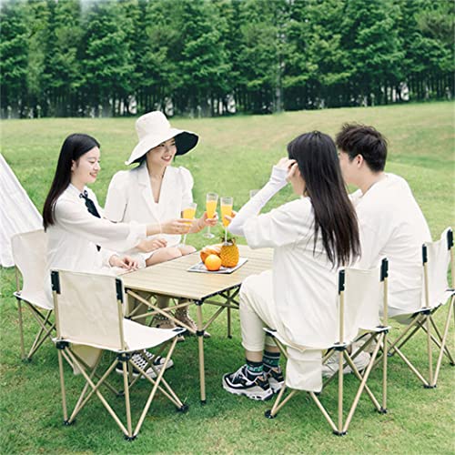 Outdoor Folding Table And Chairs Patio Furniture Sets,Folding Camping Table with Oxford Cloth Chairs, for Outdoor Garden And Balcony, Hiking, BBQ
