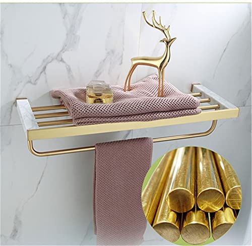 HIGOH Towel Racks,Bathroom Towel Rack Wall Mounted Towel Holder,Bathroom Accessories,Brushed Bathroom Shelf,Towel Rack,Towel Hanger,Towel Holder