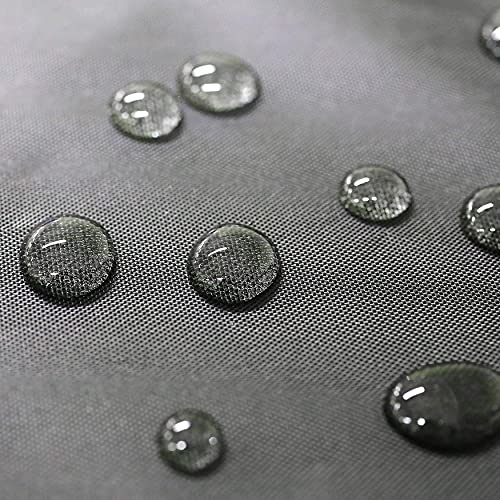 Guilty Gadgets Outdoor Garden Patio Square Table Furniture Waterproof Cover Black Polyester Sheet - 126x126x74cm