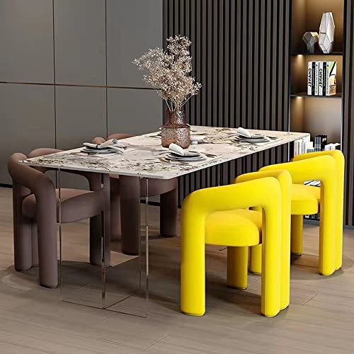 JYDQM Dining table and chairs home chairs New Nordic light dining chairs style designer chairs (Color : 3-pack, Size : 1 code)