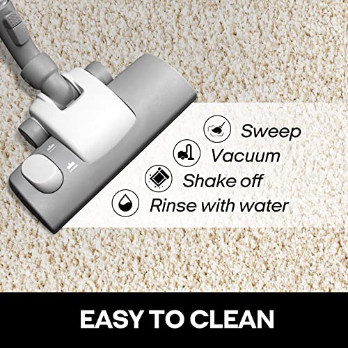 LUX XD Non-Slip Door Mat Low Profile Shoe Scraper Dirt Trapper Polyester Doormat, Super Absorbent, Ideal for Indoor Outdoor High Traffic Area 18