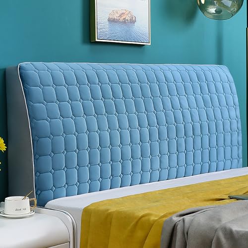 RTYHN Velvet Headboards Covers All-Inclusive Slipcover Bed Head Cover Slip Protector Cover Washable Thicken Elastic Bedside Decoration Protection
