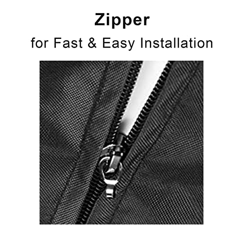 HomeMiYN Egg Chair Cover Patio Hanging Chair Cover, Outdoor Swing Chair Cover with Zipper, Waterproof Windproof Oxford Fabric Durable Garden Furn