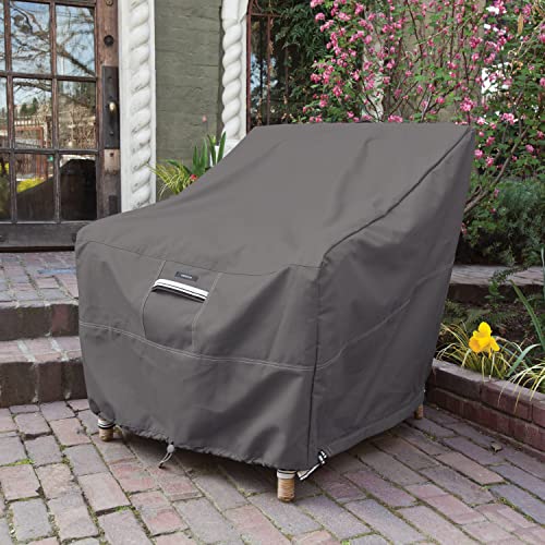 Classic Accessories Ravenna Garden Adirondack Chair Cover, Dark Taupe/Mushroom/Espresso (80cm)
